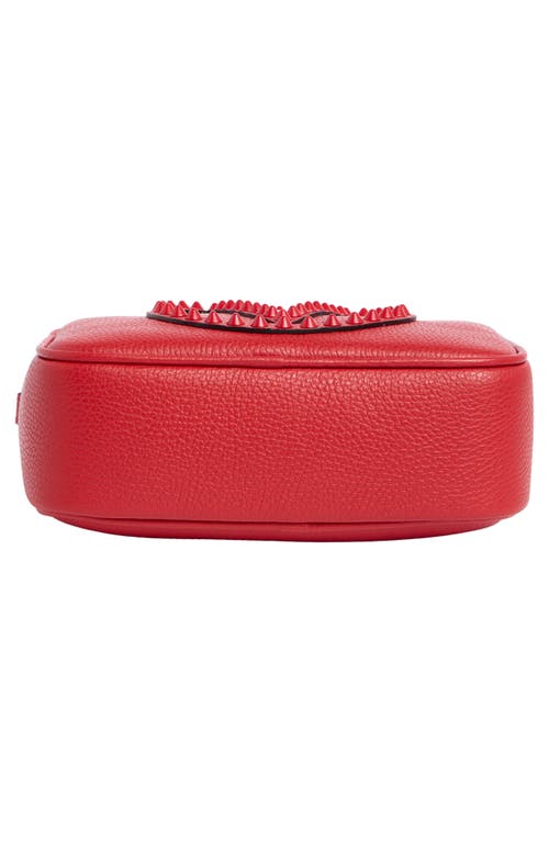Valentino By Mario Valentino Mia Rockstud Leather Camera Bag In Red