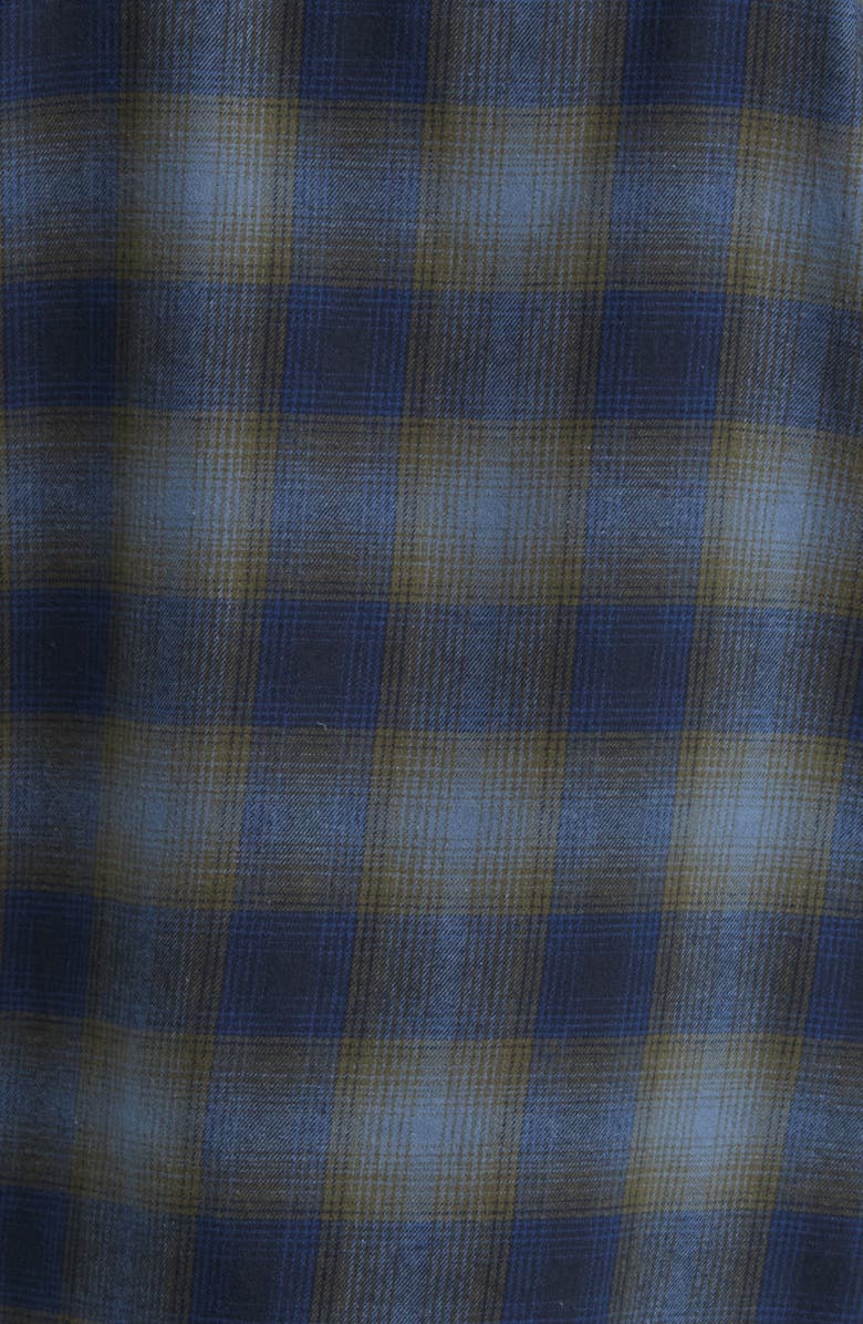 Majestic International Gradient Check Flannel Pajamas, Alternate, color, 