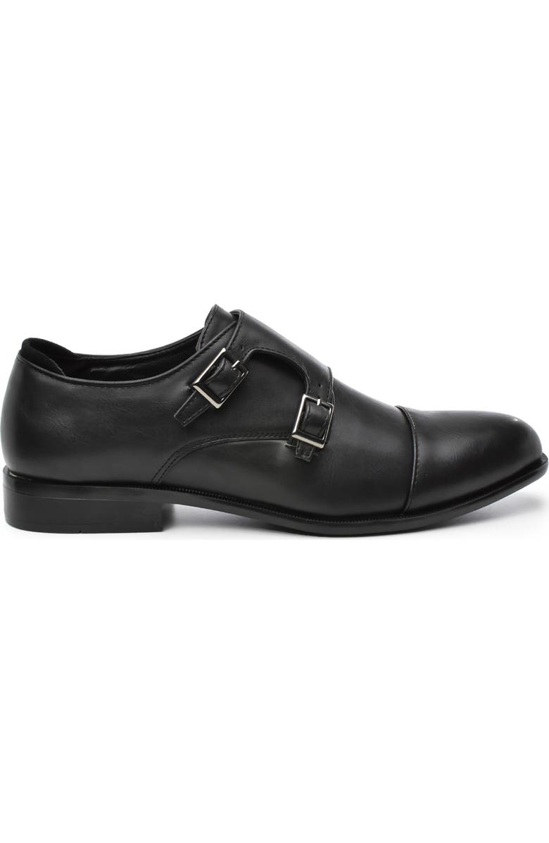 Tahari David Double Buckle Monk Strap Shoe, Alternate, color,