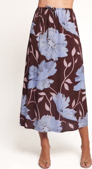 Petal & Pup Angie Floral Midi Skirt