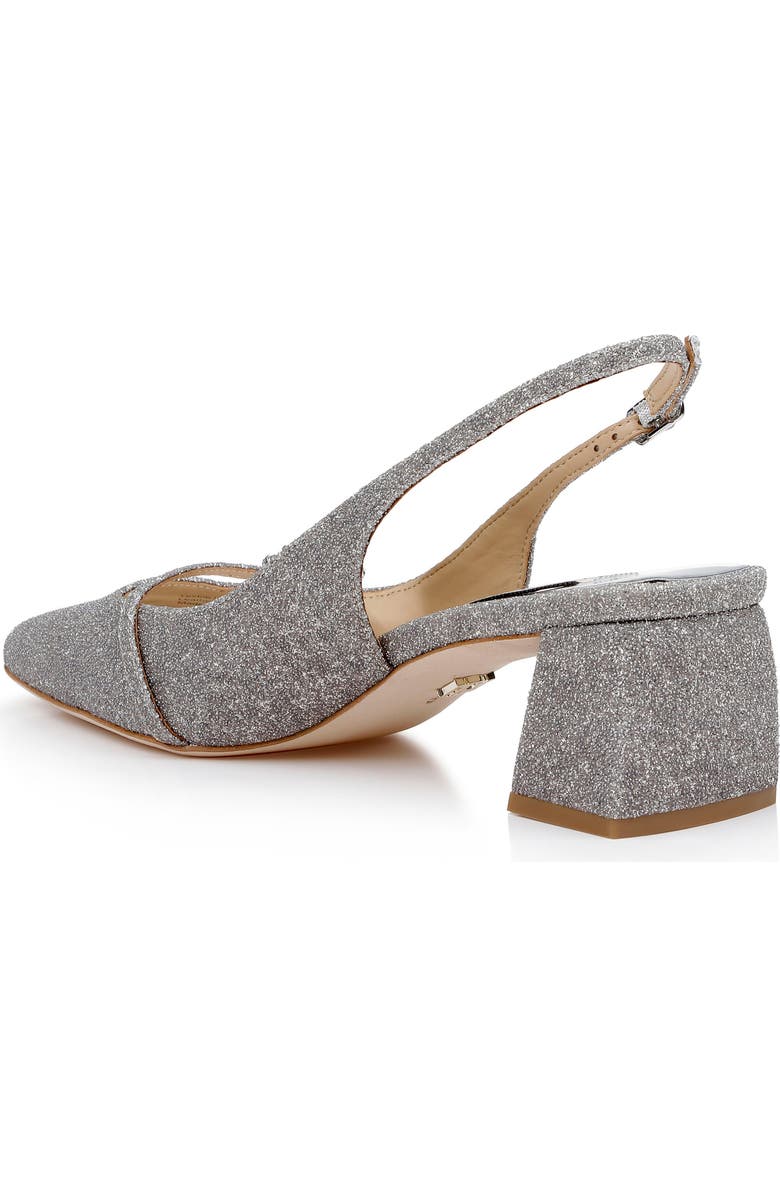 BADGLEY MISCHKA Buena Slingback Pump, Alternate, color, Slvr Antiq