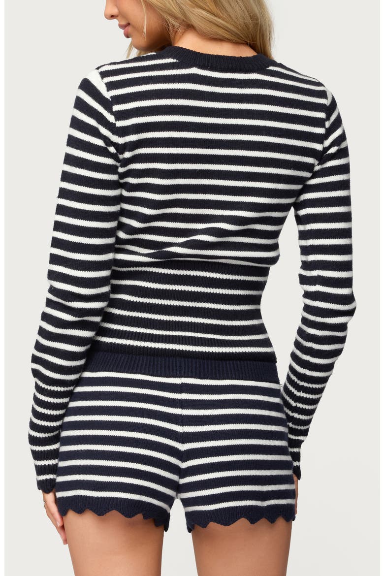 Soren Stripe Cardigan, Alternate, color, NAVY-AND-WHITE