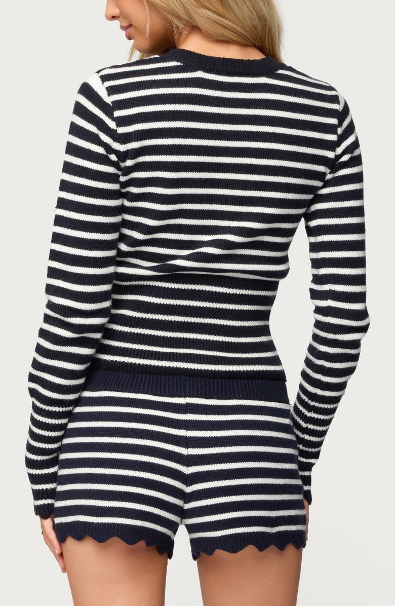EDIKTED Soren Stripe Cardigan, Alternate, color,