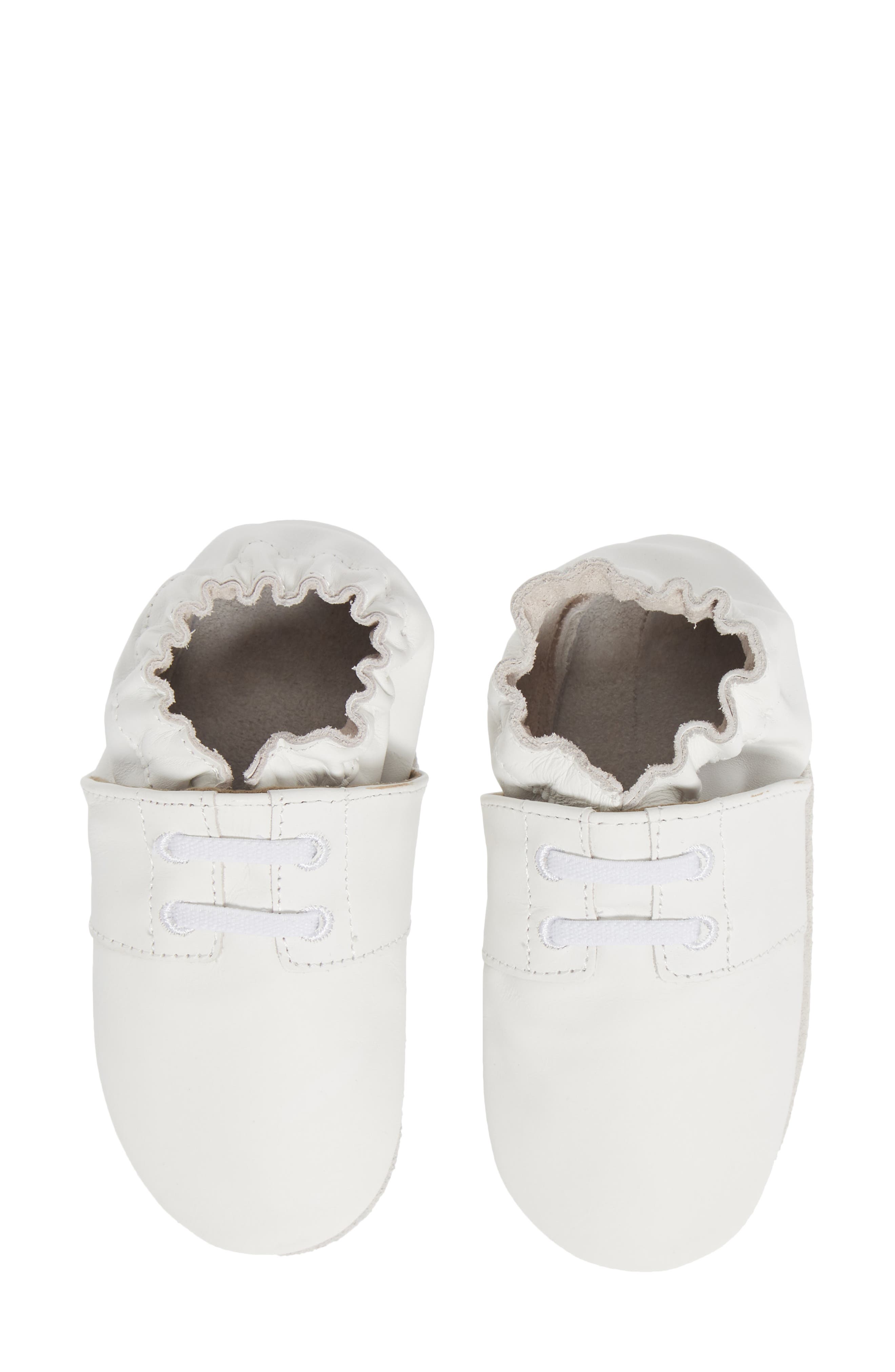 Special Occasion Crib Shoe, Alternate, color, WHITE