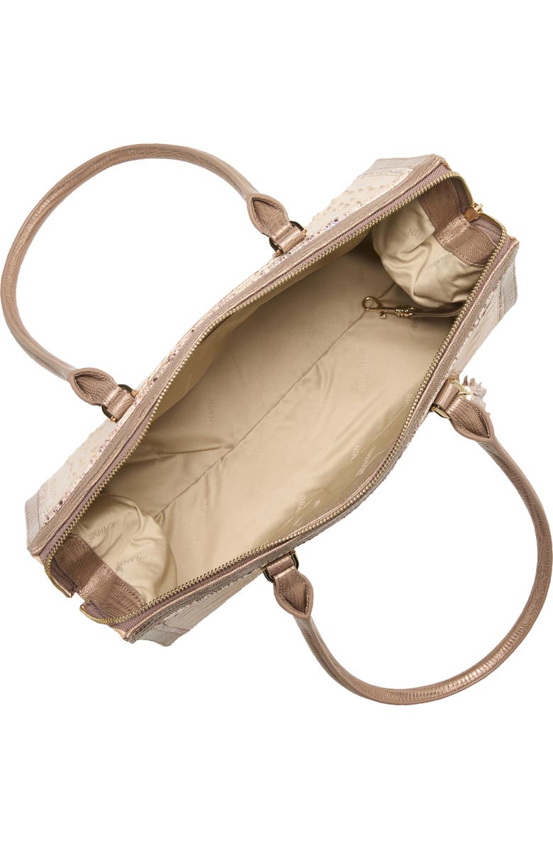 Brahmin Sophia Embossed Leather Satchel, Alternate, color, Multi