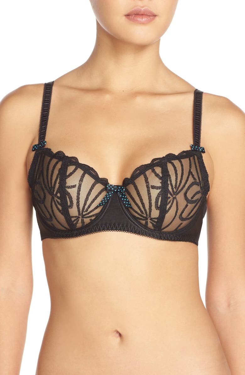 Freya 'Starlet' Lace Underwire Balconette Bra, Main, color, 