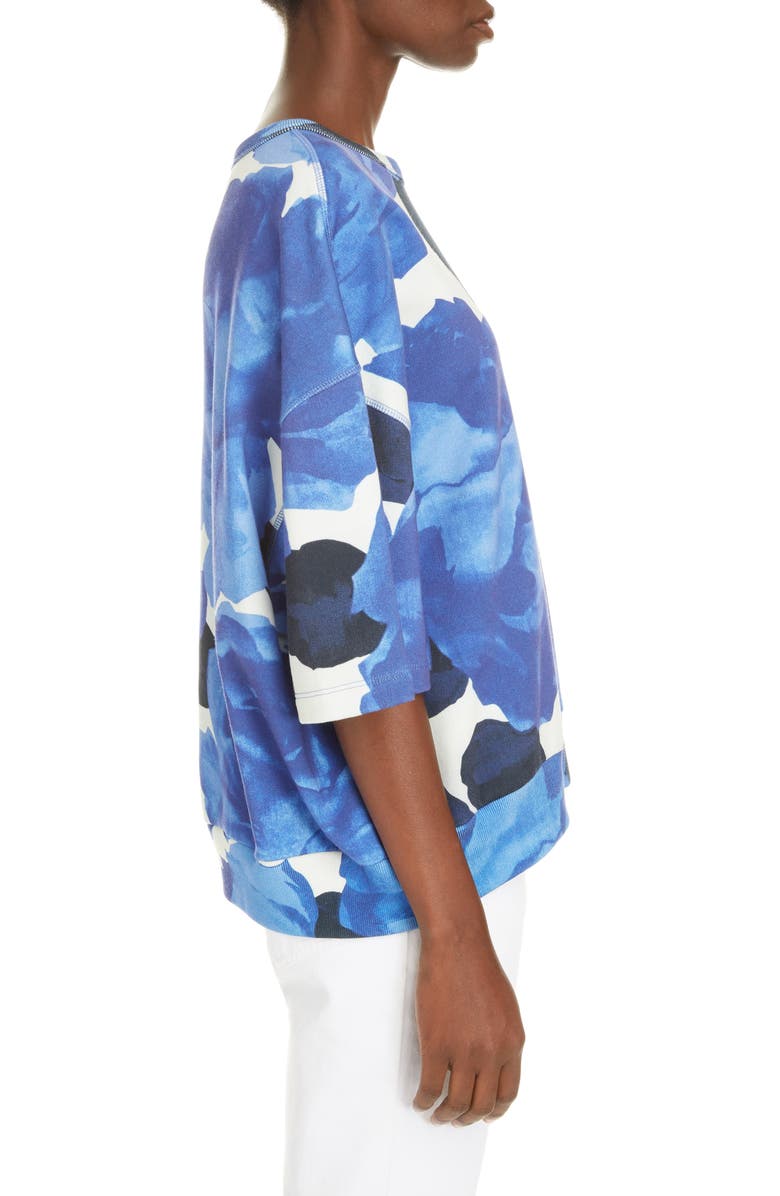 Dries Van Noten Helovi Floral Cotton Top, Alternate, color,