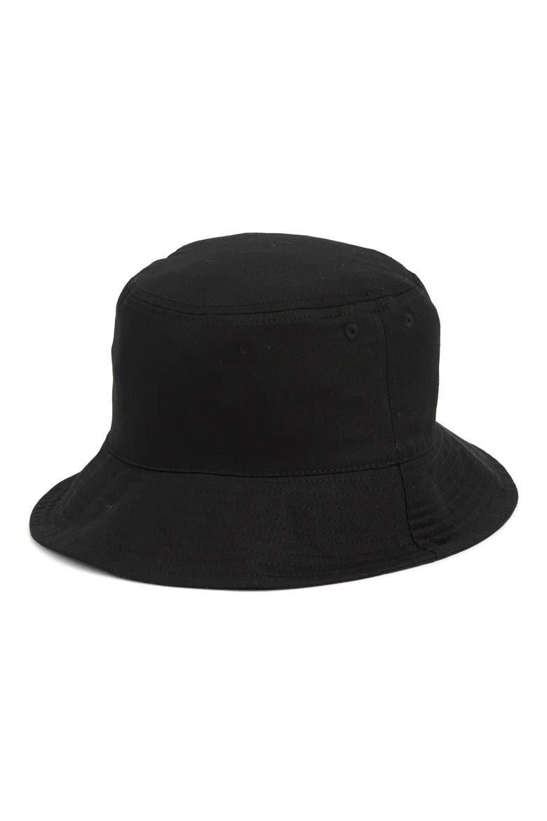 Logo Bucket Hat, Alternate, color, BLACK WHITE