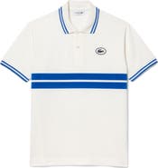 Lacoste Classic Fit Stripe Piqué Knit Polo