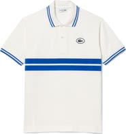 Lacoste Classic Fit Stripe Piqué Knit Polo