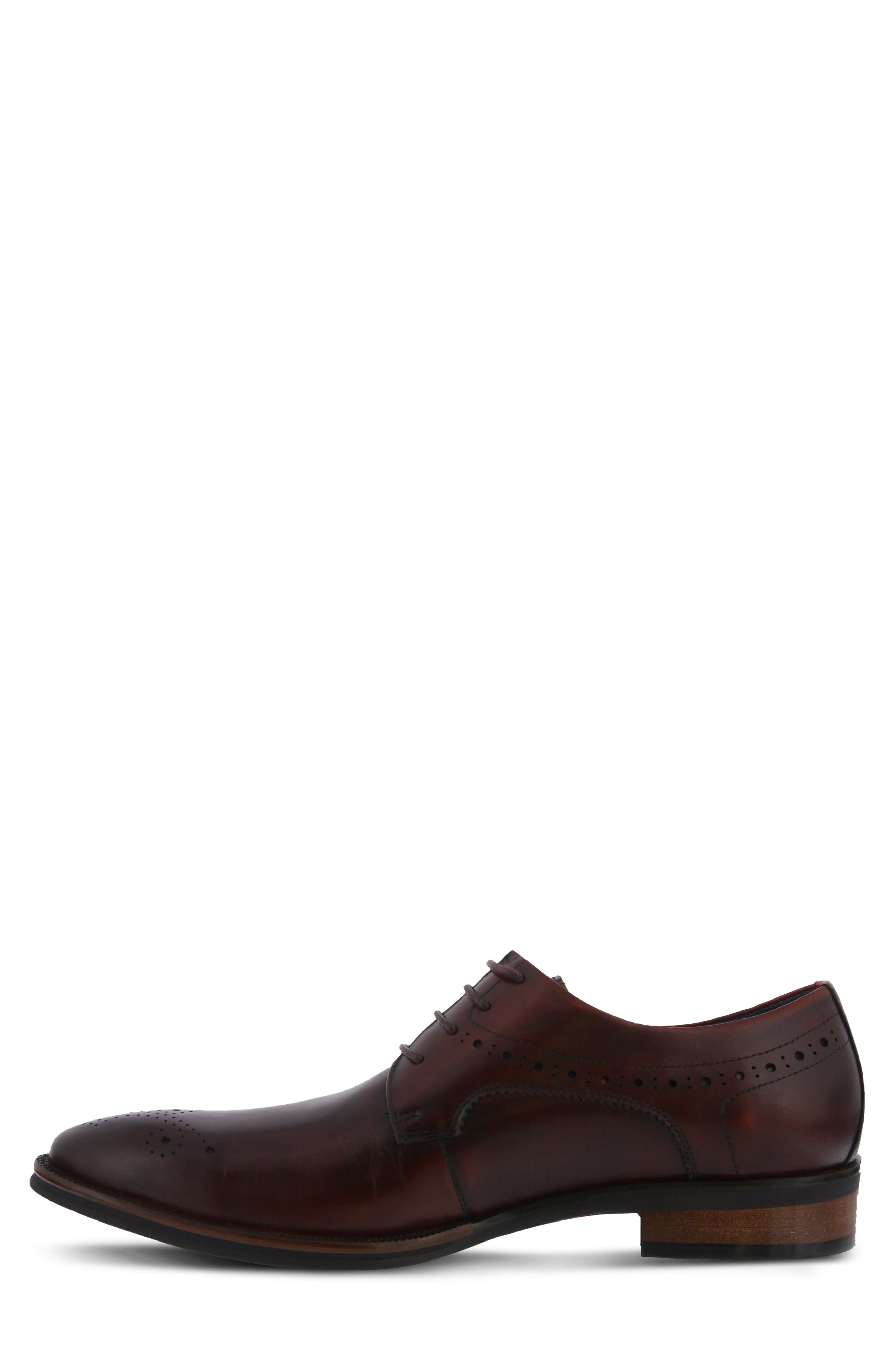 Spring Step Charlie Leather Derby, Alternate, color, Cabernet