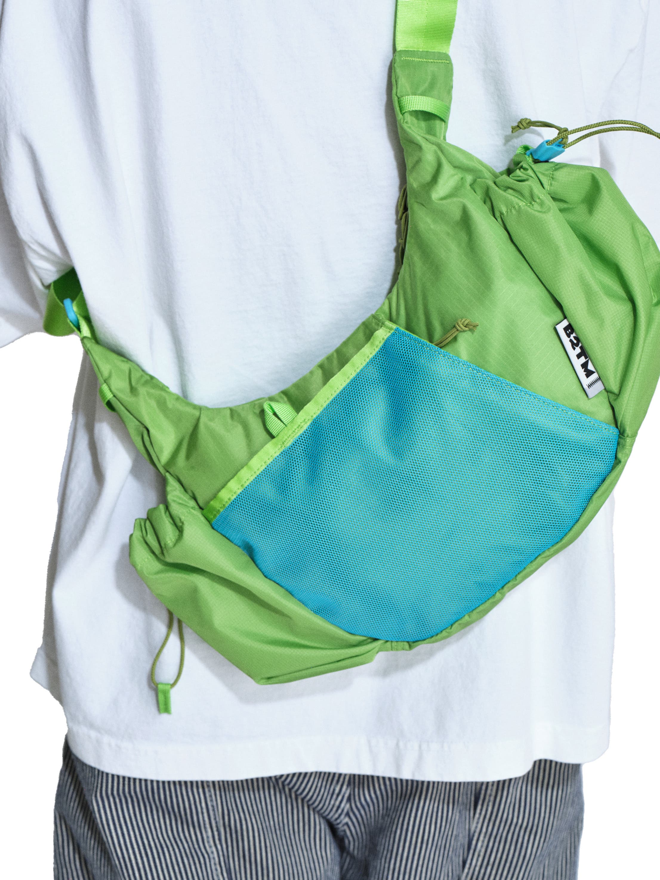 Baboon to the Moon Crescent Crossbody Bag, Alternate, color, Lime Breeze