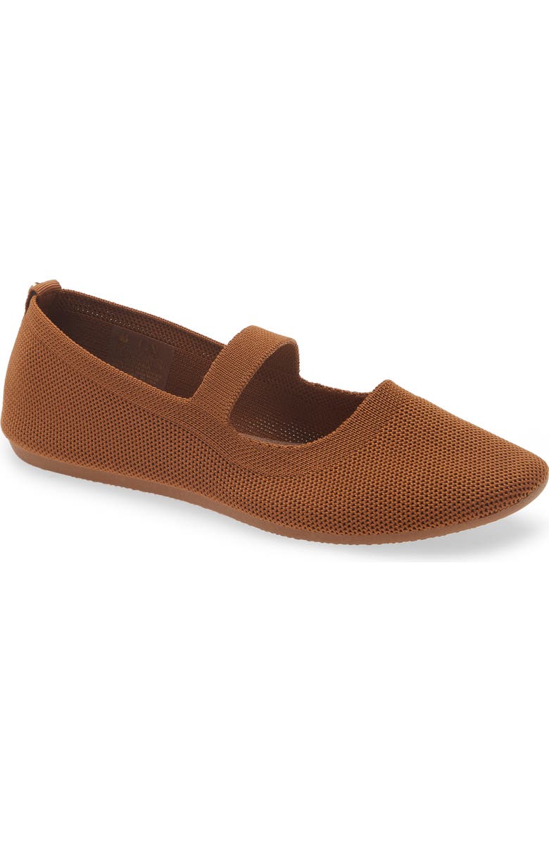 GLORIA VANDERBILT Solana Knit Mary Jane Flat, Main, color, Whiskey