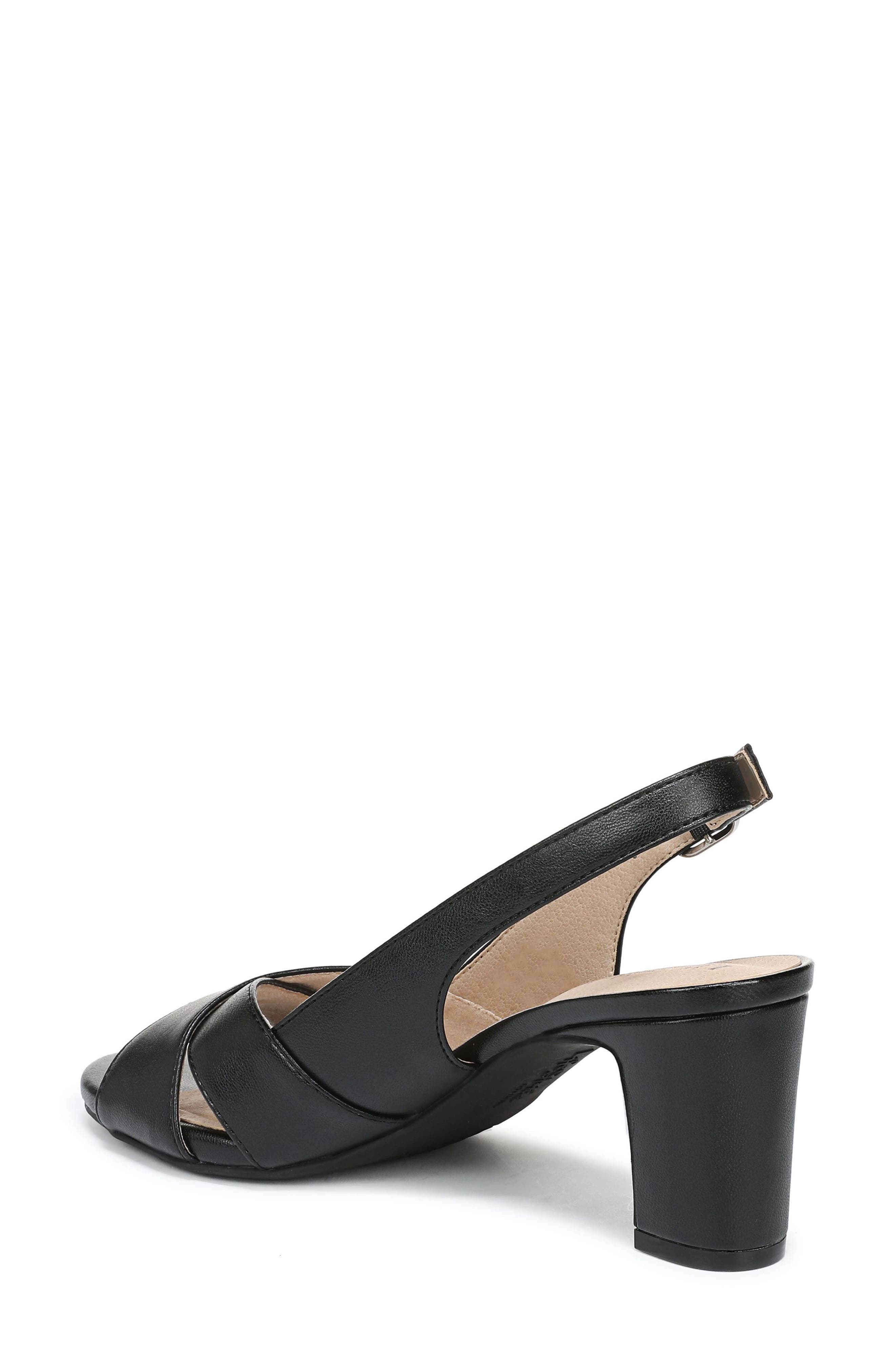 LifeStride Freesia Slingback Sandal, Alternate, color, Black
