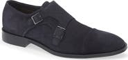 BOSS Derrek Cap Toe Two Buckle Monk Shoe