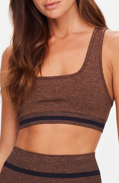 Jade Marled Seamless Low Impact Sports Bra