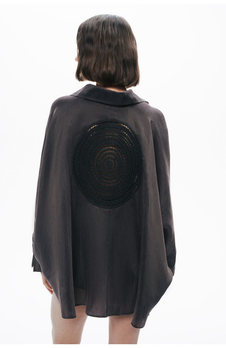 Nocturne Embroidered Flowy Shirt, Alternate, color, 