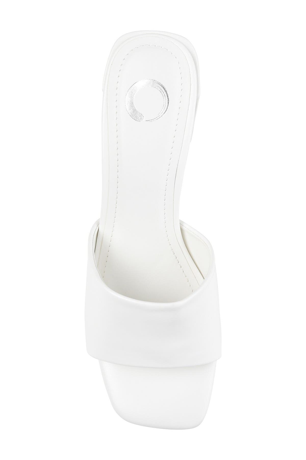 Journee Collection JOURNEE Alisia Block Heel Sandal, Alternate, color, White