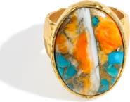 YS GEMS Oyster Turquoise Ring