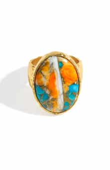 YS GEMS Oyster Turquoise Ring