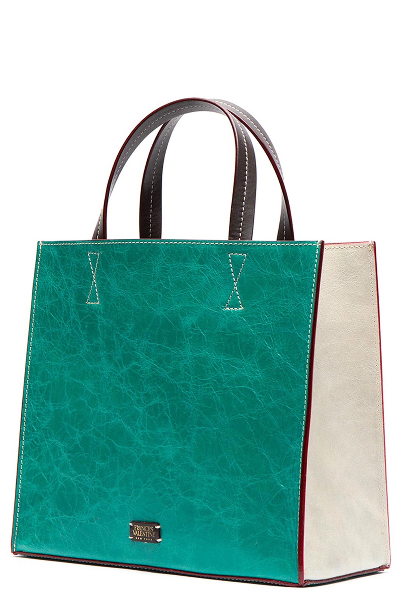 Frances Valentine Margot Leather Tote Bag, Alternate, color, 
