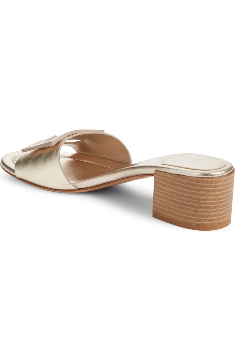 Fendi Baguette Slide Sandal, Alternate, color, F0vf1 Platino