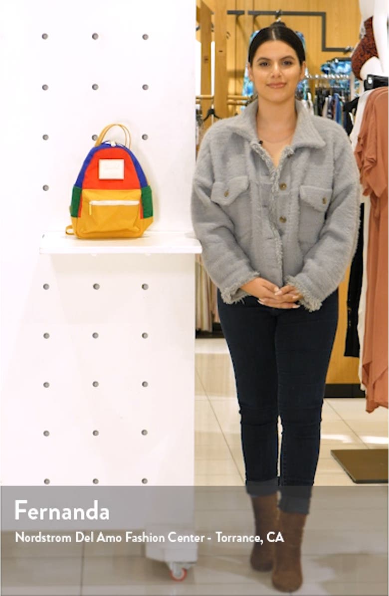 Mini Nova Corduroy & Canvas Backpack, sales video thumbnail