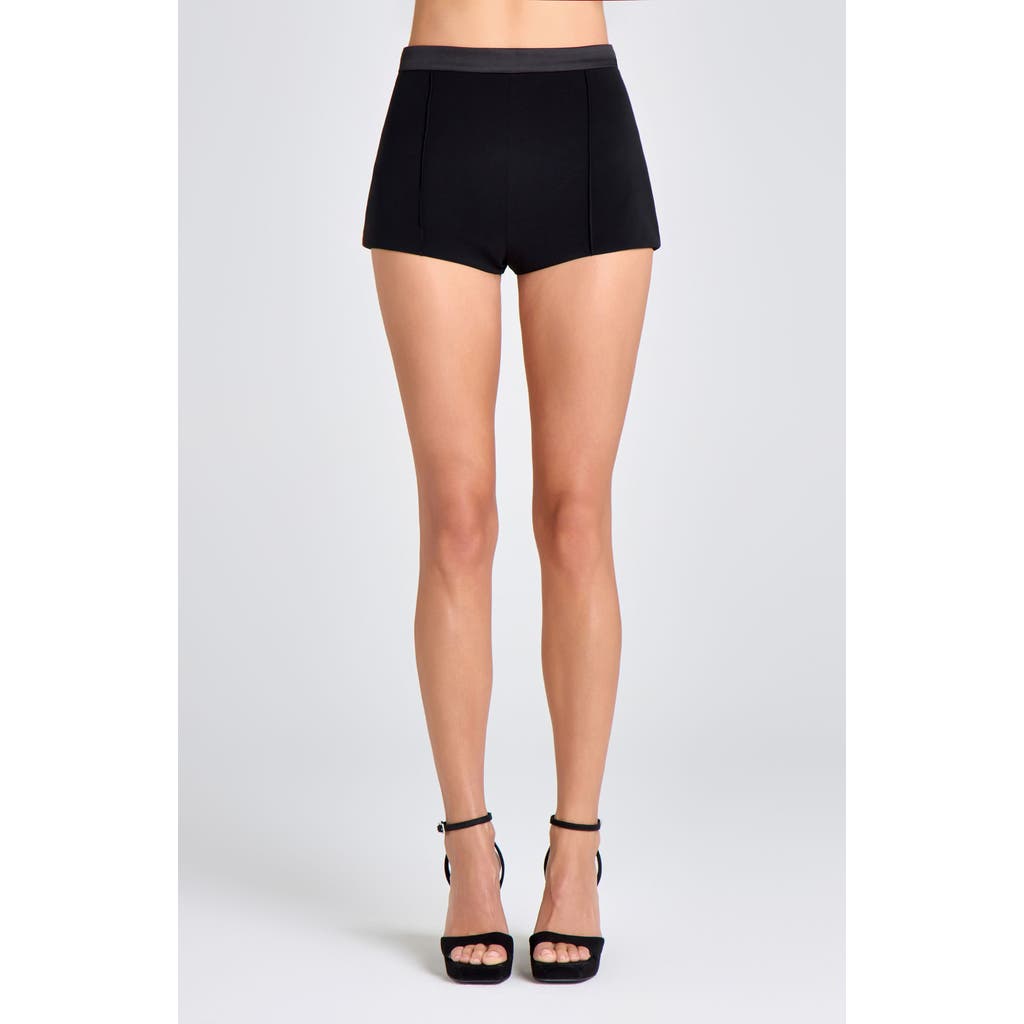 NADINE MERABI Crepe Hotpants in Black  product