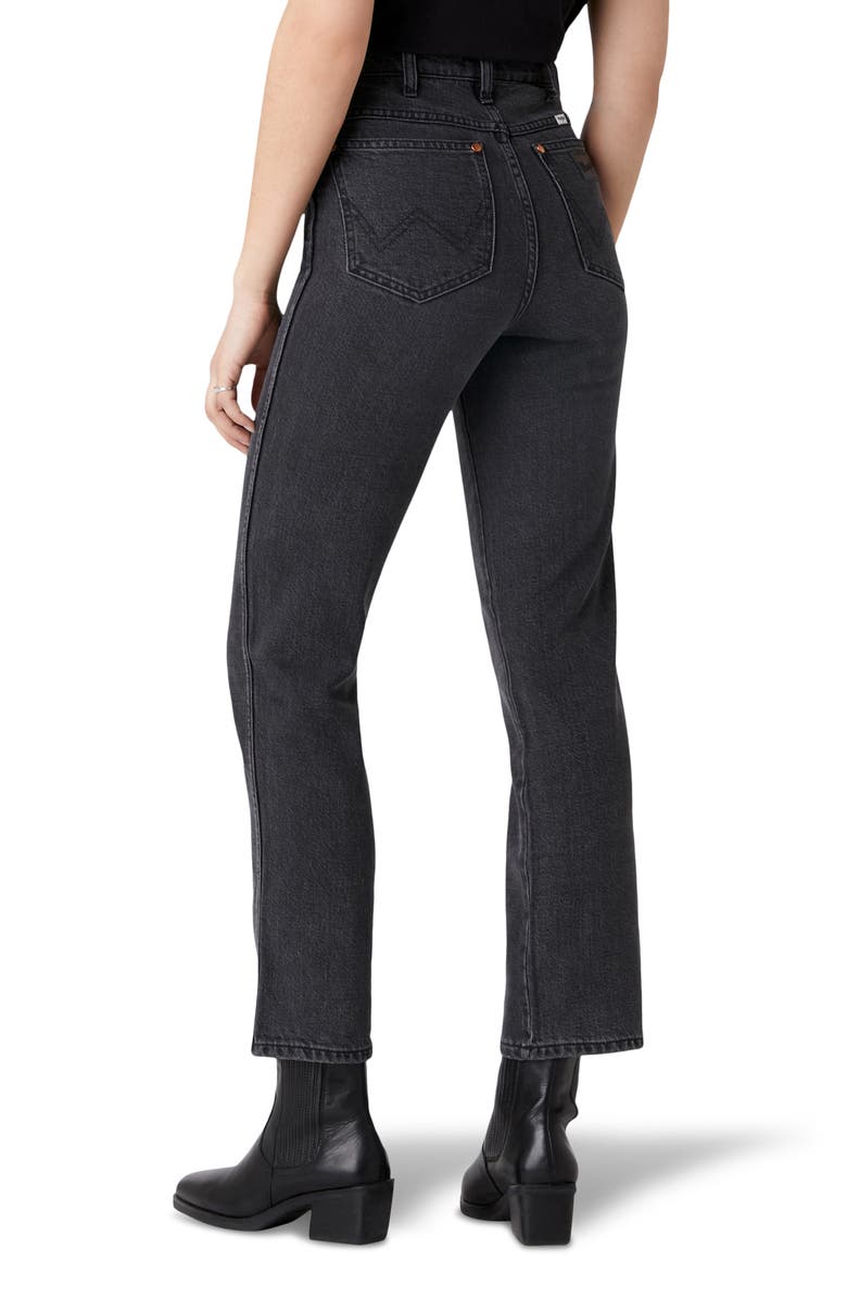 Wrangler Wild West High Waist Straight Leg Ankle Jeans, Alternate, color,