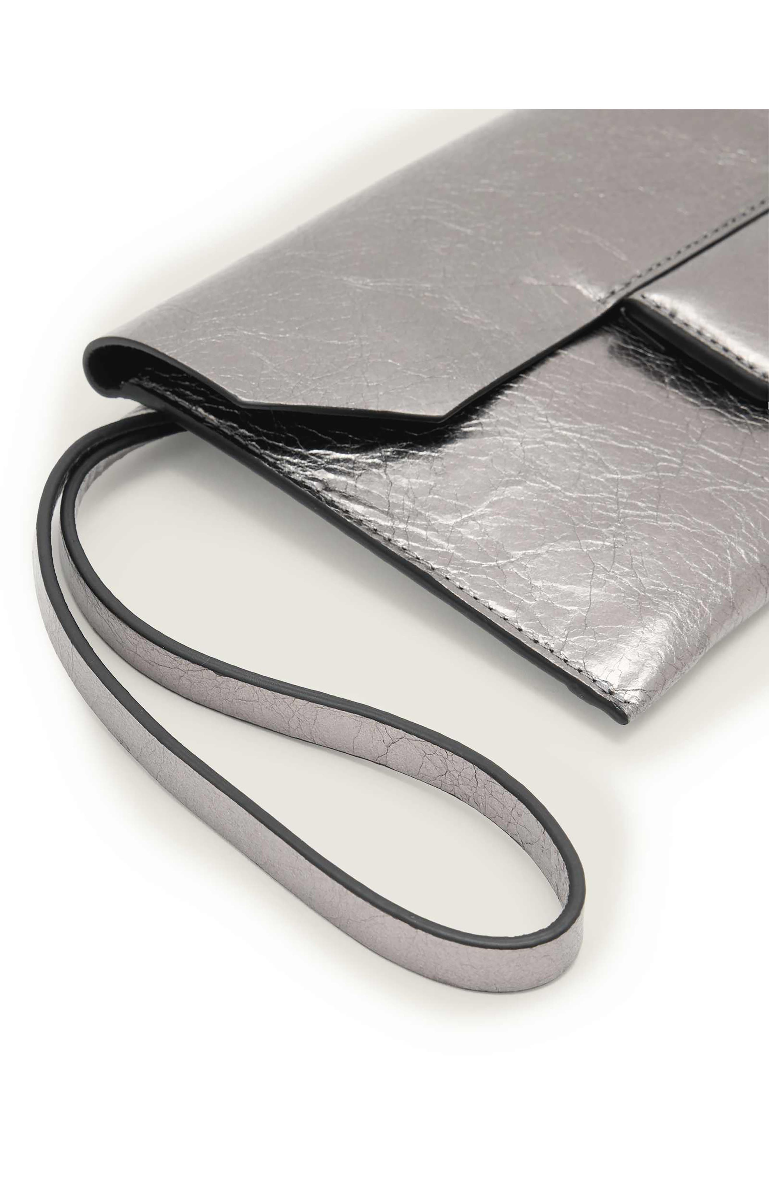 AllSaints Ursa Pouch, Alternate, color, Gunmetal Grey