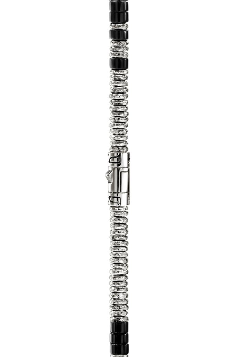 JH Lovestruck™ Heishi Pendant Necklace, Sterling Silver, Hardstones, Lab-Grown Diamond, 1.25TCW, Alternate, color, SILVER