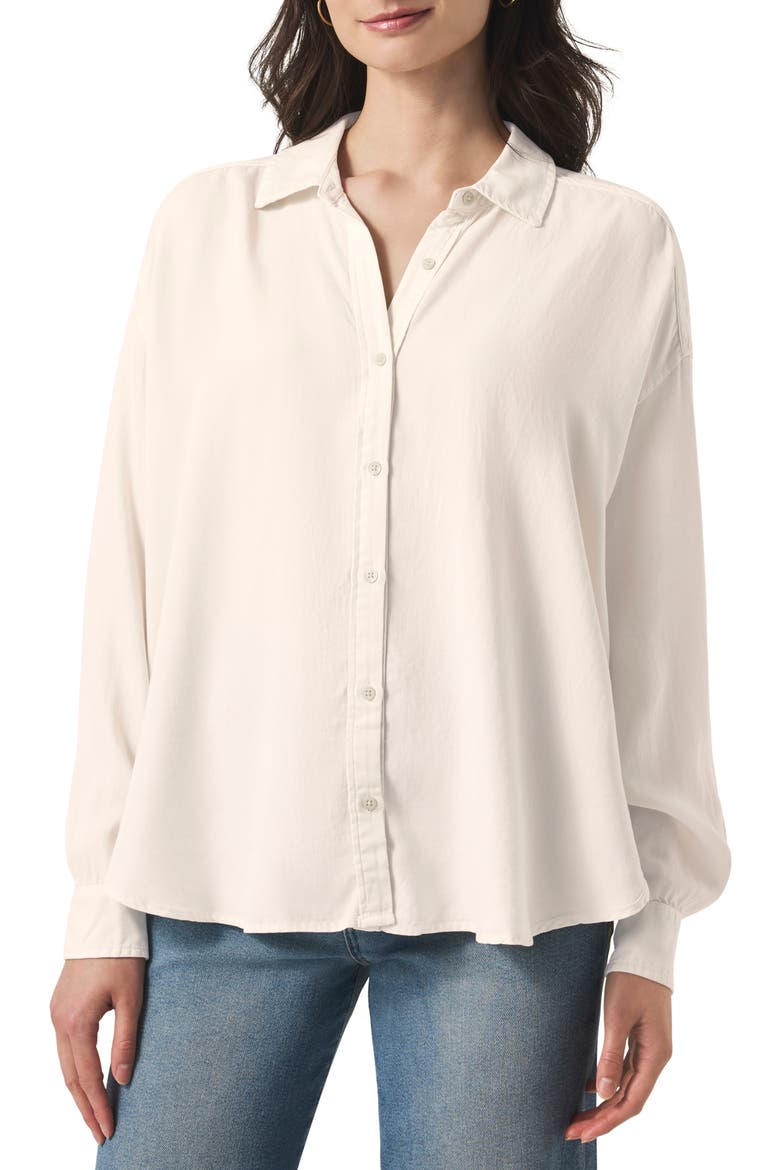 Ella Button-Up Shirt, Main, color, MOONSTONE