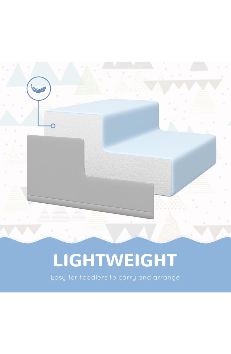 Qaba Foam Play Set for Toddlers, Easy-to-clean Soft 
Safe Climbing Set, Alternate, color, Contemporary