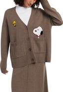 Chinti & Parker Wool-cashmere Snoopy Peek Pocket Cardigan