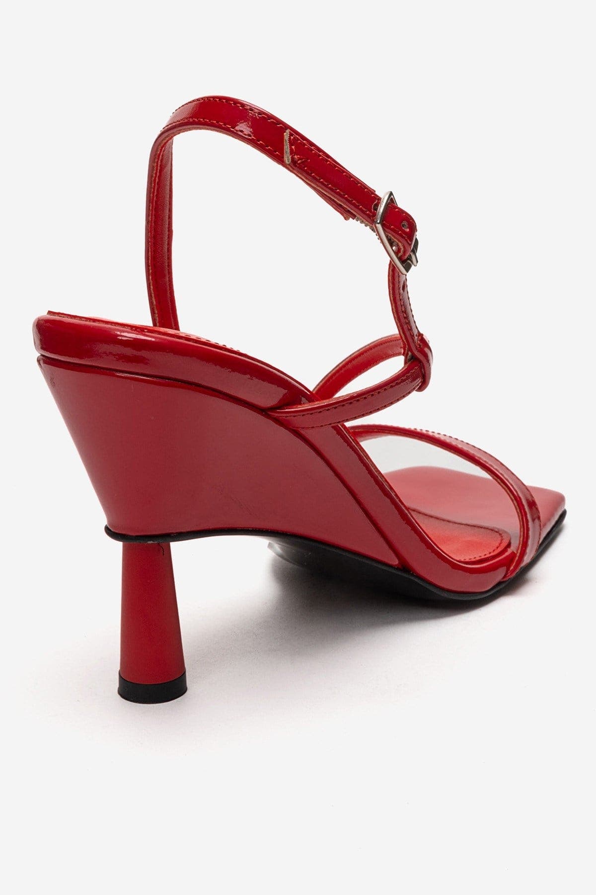 Jolene Stiletto Sandal, Alternate, color, Red Patent