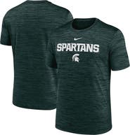 Nike Men's Nike Green Michigan State Spartans 2025 Sideline Velocity Performance T-Shirt