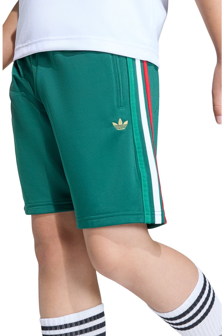 Kids' Firebird Track Shorts, Alternate, color, DARK GREEN/ DARK GOLD