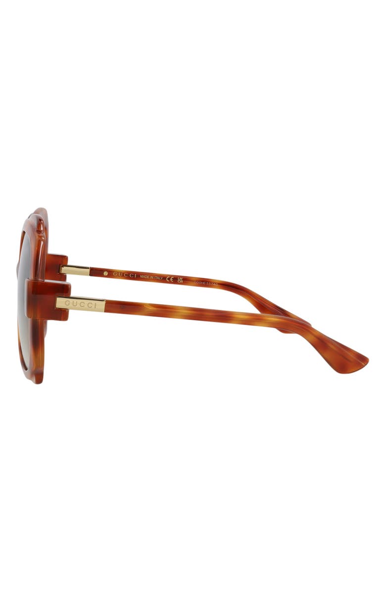 Gucci 57mm Butterfly Sunglasses, Alternate, color, 