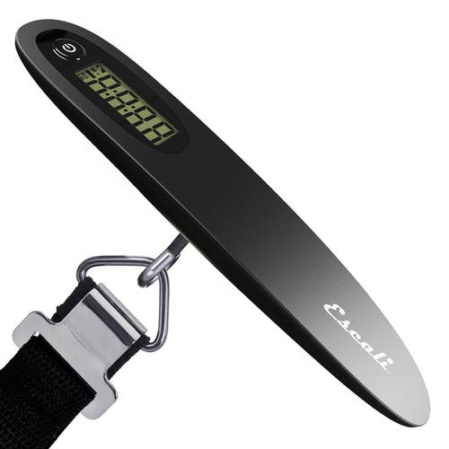 Escali Velo Slimline Luggage Scale In Black