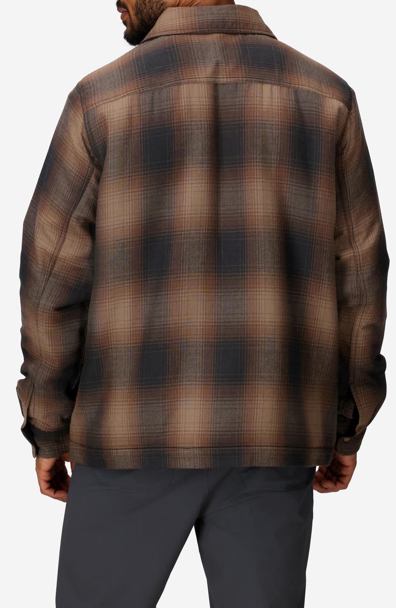 Marmot Ridgefield Fleece Lined Flannel Snap-Up Shirt Jacket, Alternate, color, 