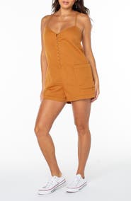 Roxy Sea of Stars Button Front Romper