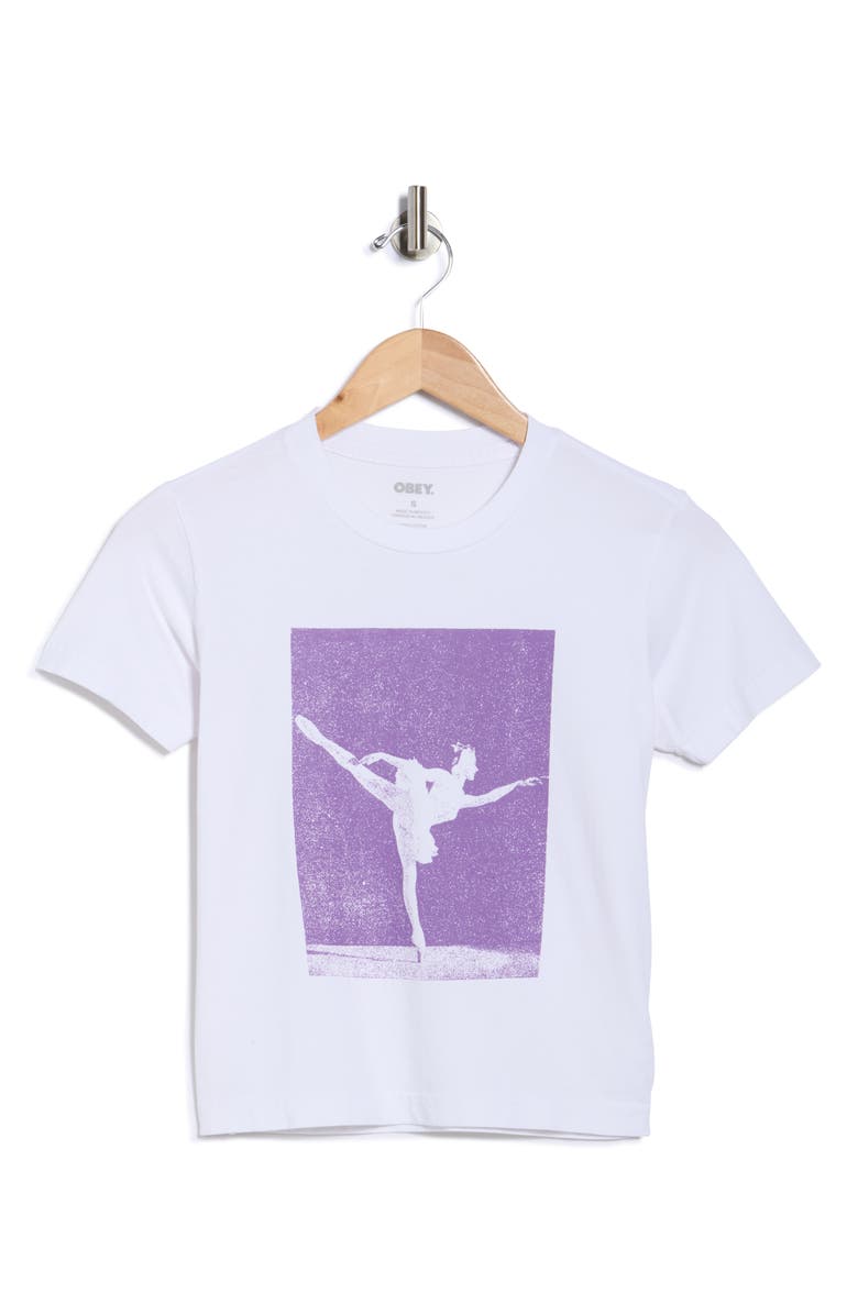 Obey Real Life Adventures Graphic T-Shirt, Alternate, color, White