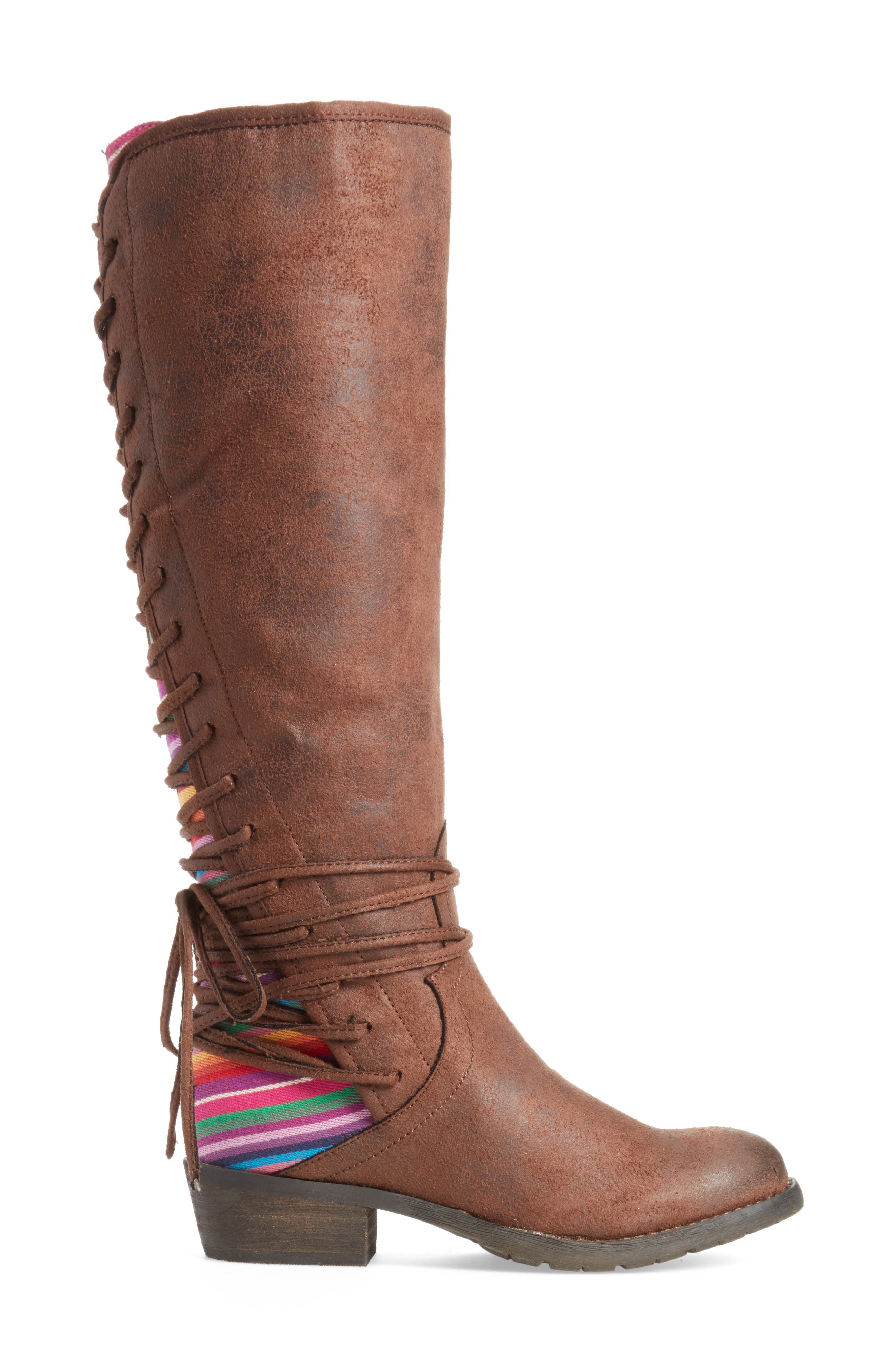 Marcel Corseted Knee High Boot, Alternate, color, SERAPE