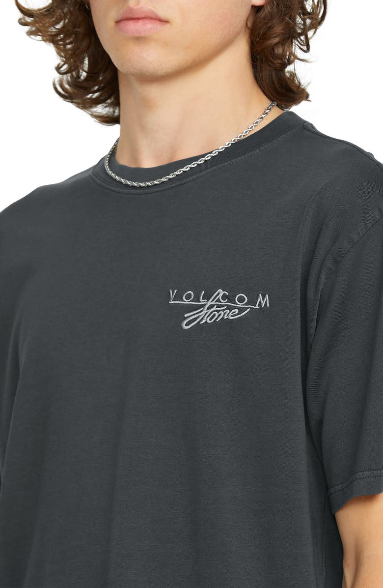 Volcom Daily Jam Embroidered Cotton Graphic T-Shirt, Alternate, color,