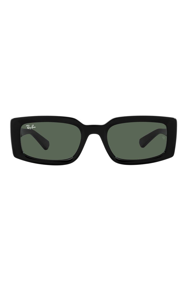 Kiliane 54mm Pillow Sunglasses, Main, color, BLACK