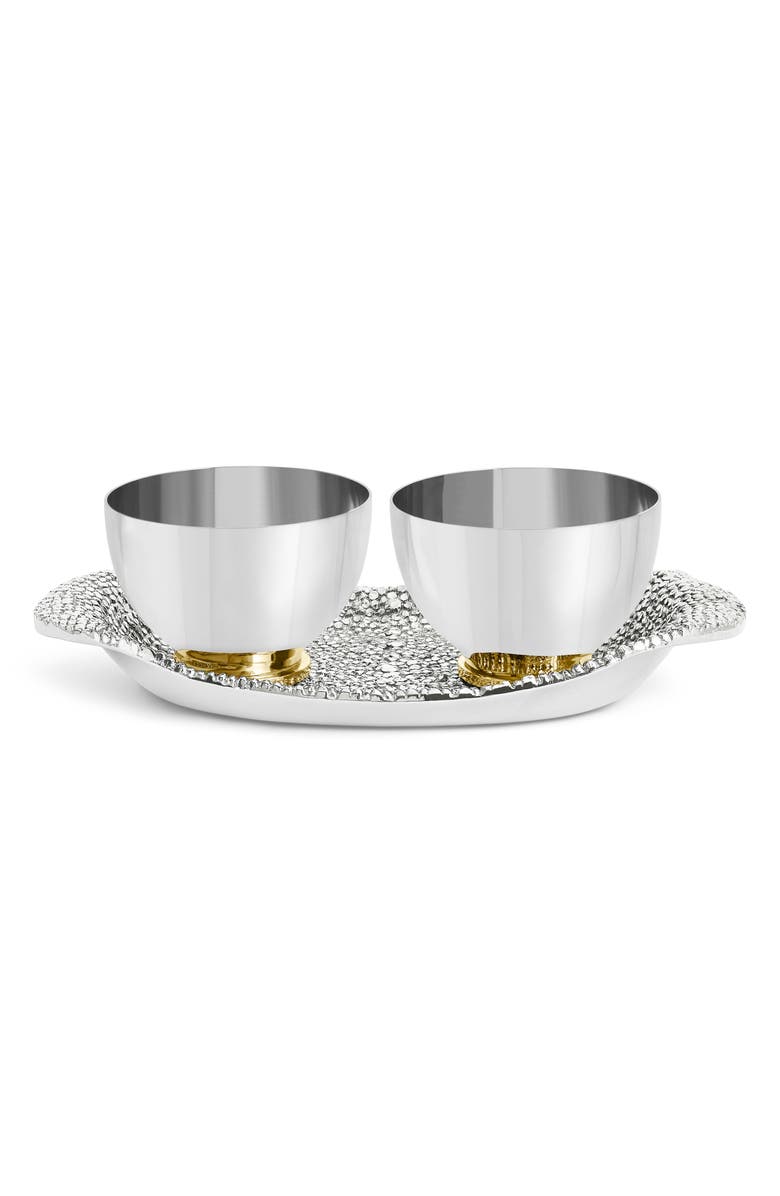 Michael Aram Shagreen Double Dish & Tray Set, Alternate, color,