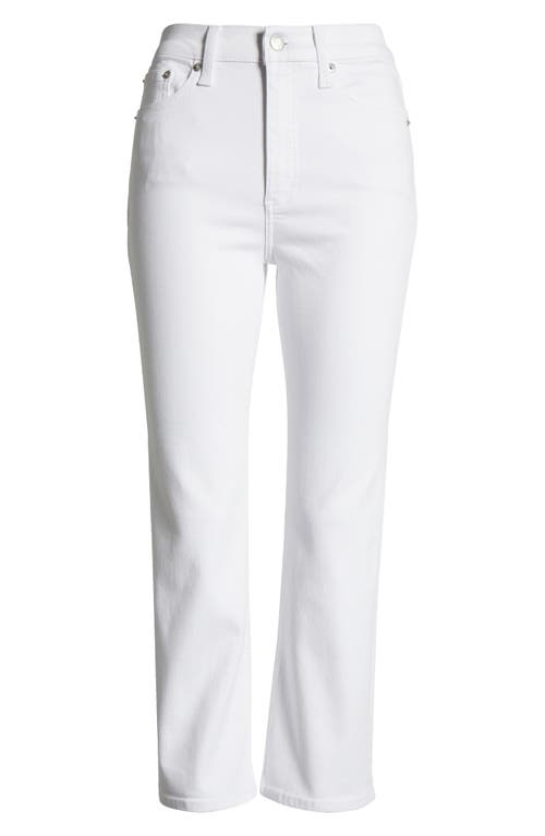 Pistola Petite Lennon High Waist Ankle Bootcut Jeans In White