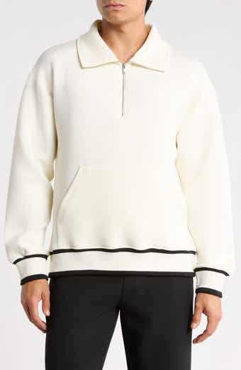 Quarter-Zip Scuba Sweatshirt
