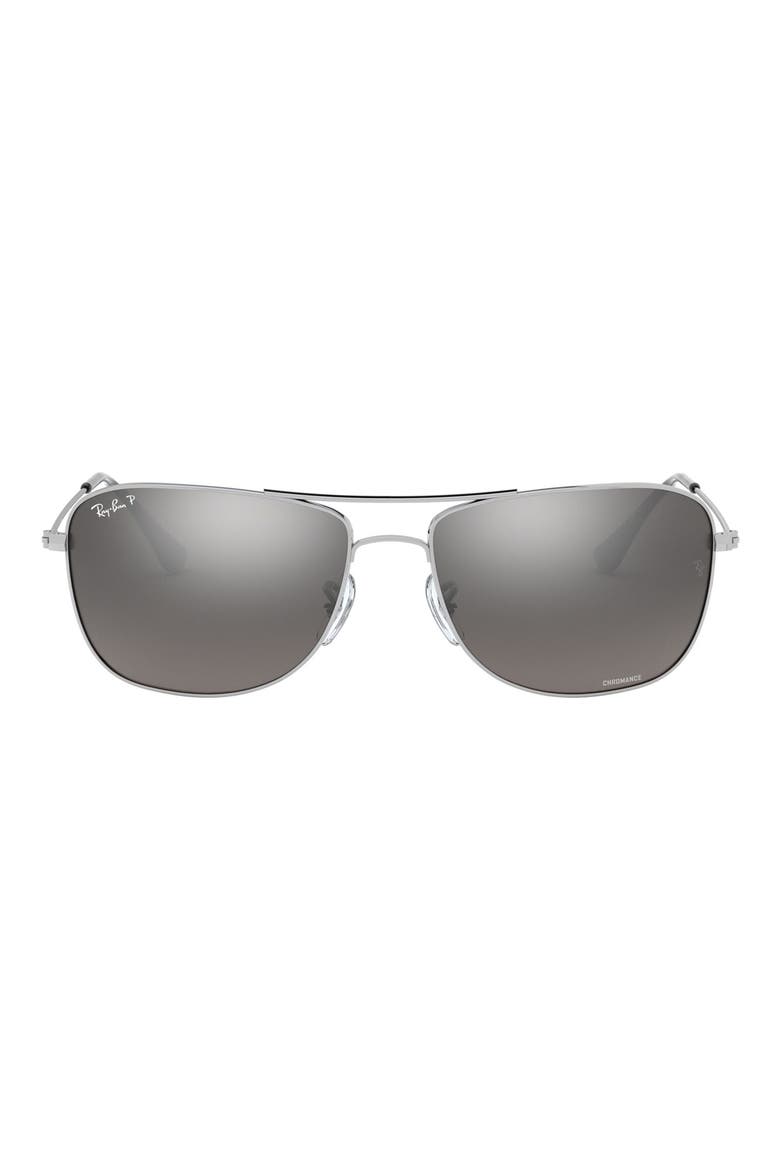 Tech 59mm Polarized Sunglasses, Alternate, color, GREY MIRROR