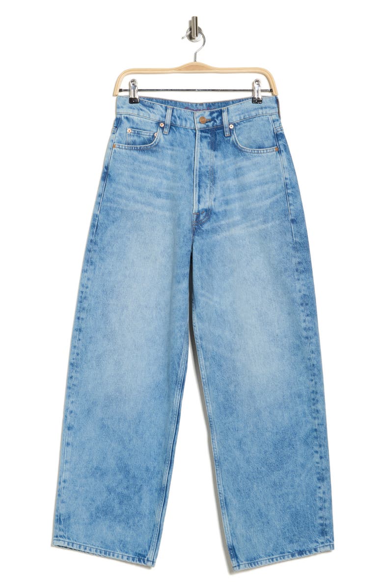 MOTHER The Main Course Nerdy Wide Leg Jeans, Alternate, color, 